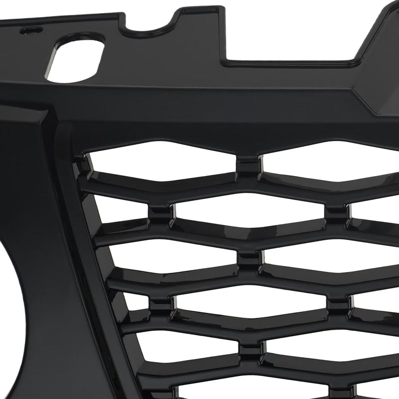 BUFEETERS  Front Grille SVR Styling Fit For 2014 2015 2016 2017 Land Rover Range Rover Sport,Honeycomb Style,Gloss Black