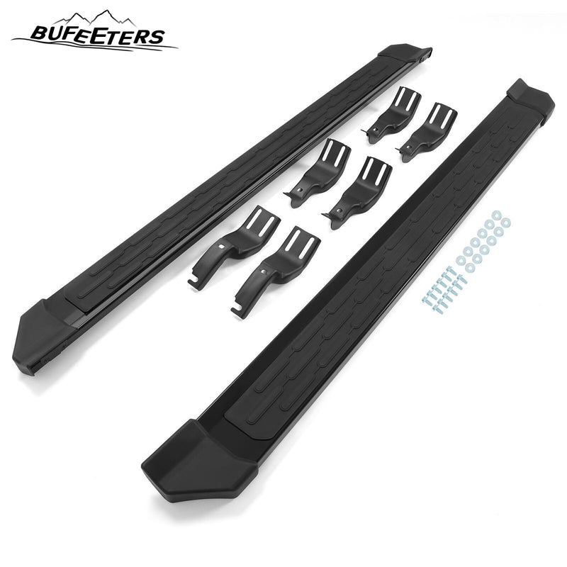BUFEETERS Side Step Running Board Nerf Bar Fit For 2021 2022 2023 Ford Bronco 4-Door,Black
