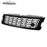 BUFEETERS Front Bumper Upper Grille Fit For 2018 2019 2020 2021 2022 Range Rover,2023 Style,Gloss Black