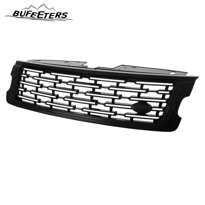 BUFEETERS Front Bumper Upper Grille Fit For 2018 2019 2020 2021 2022 Range Rover,2023 Style,Gloss Black