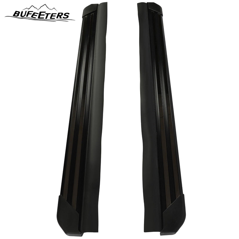 BUFEETERS  Side Step Running Board Nerf Bar Fit For 2009 2010 2011 2012 2013 2014 2015 Honda Pilot,Black&Silver
