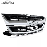BUFEETERS  Front Bumper Upper Grille Fit For 2015 2016 2017 2018 2019 2020 Chevrolet Colorado,Mesh Style,Chrome&Black