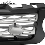 BUFEETERS  Front Grille Air Side Vent Set Fit For 2014 2015 2016 2017 Land Rover Range Rover Sport,Mesh Style,Nickel Plated