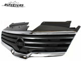 BUFEETERS Front Bumper Upper Grille Fit For 2007 2008 2009 Nissan Altima Sedan,Factory Style,Chrome&Black