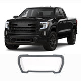 BUFEETERS Front Grille Outer Frame Suround Fit For 2019 2020 2021 GMC Sierra 1500,Factory Style,Matte Black