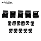 BUFEETERS Front Bumper Upper Grille Fit For 2017 2018 2019 F-250 F-350 F-450 F-550 Super Duty,
Lariat Style,Magma Red&Matte Black