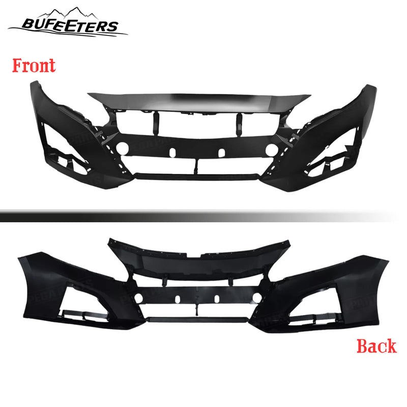 BUFEETERS  7PCS Front Bumper Grille Fog Light Cover Black Molding Fit For 2023 2024 Nissan Altima SR,Factory Style,Gloss Black