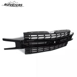 BUFEETERS Front Bumper Upper Grille Assembly Fit For 2019 2020 2021 2022 Chevy Silverado 1500,LTZ Style/Horizontal Billet Style,Gloss Black