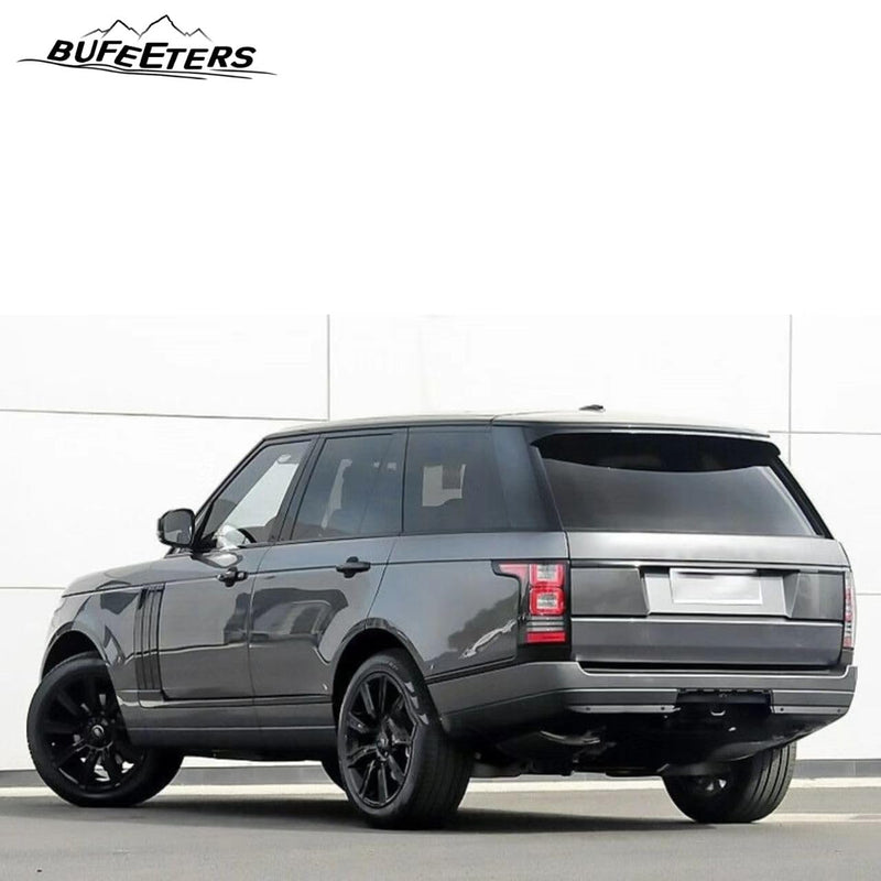 BUFEETERS  Front Grille Mesh Side Vent Body Trim Fit For 2014 2015 2016 2017 Land Rover Range Rover,Mesh Style,Gloss Black
