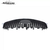 BUFEETERS  Front Bumper Upper Grille Fit For 2015 2016 2017 INFINITI QX80,Mesh Style,Chrome&Black