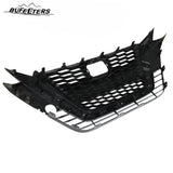BUFEETERS  New Front Bumper Upper Grille Assembly Fit For 2019 2020 2021 Nissan Altima,Honeycomb Style,Chrome&Black