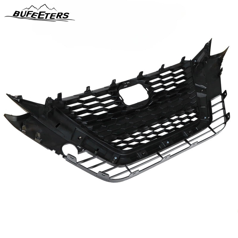 BUFEETERS  New Front Bumper Upper Grille Assembly Fit For 2019 2020 2021 Nissan Altima,Honeycomb Style,Chrome&Black