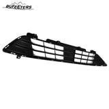 BUFEETERS 2PCS Front Upper W/Chrome Trim Grille+Lower Grille Fit For 2019 2020 2021 2022 2023 Ford Transit Connect,Mesh Style,Chrome&Black