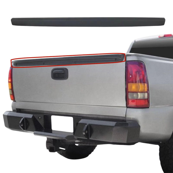 BUFEETERS Tailgate Molding Spoiler Cap Fit For 1999-2007 Silverado GMC Sierra