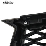 BUFEETERS  Front Upper Grille  W/Camera Hole  Fit For 2019 2020 2021 2022 2023 INFINITI QX50,Gloss Black