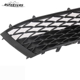 BUFEETERS 2PCS Front Upper Lower Grille Fit For 2013 2014 2015 Lexus RX350 F-Sport,Factory Style,Chrome&Black