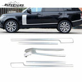 BUFEETERS Door Side Body Molding Trim Strip Kit Fit For 2013 2014 2015 2016 2017 2018 2019 2020 2021 2022 Range Rover Vogue L405,Sliver