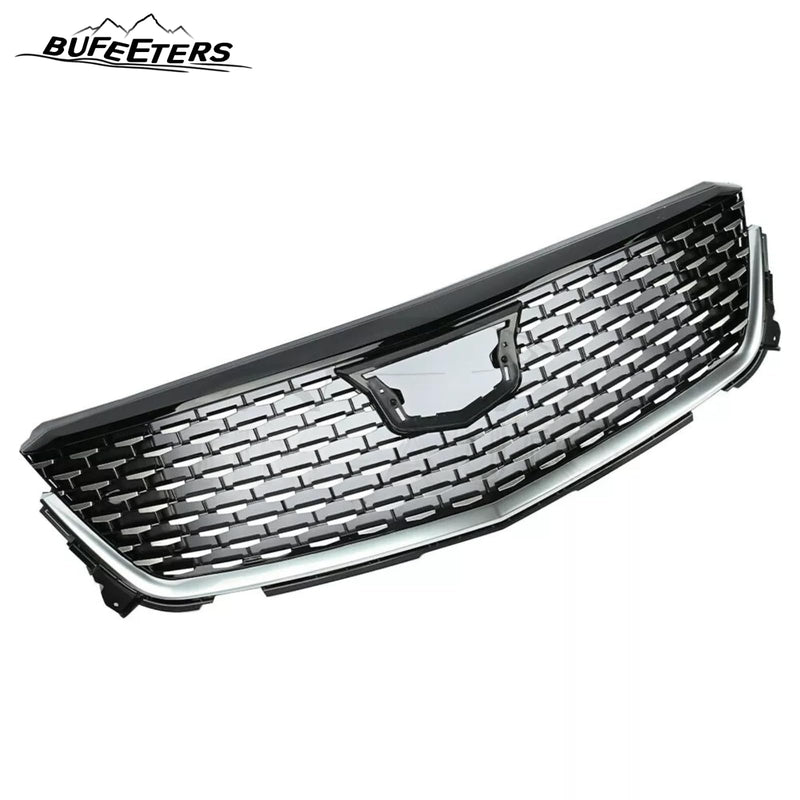 BUFEETERS  Front Bumper Upper Grille Assembly Fit For 2020 2021 2022 Cadillac CT4,Mesh Style,Chrome&Black