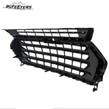 BUFEETERS Front Bumper Upper Grille Fit For 2018 2019 2020 2021 Chevrolet Traverse,Horizontal Billet Style,Gloss Black