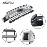 BUFEETERS  Front Radiator Chrome Grille Assembly Fit For 2018 2019 2020 Ford F-150,Honeycomb Style