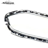 BUFEETERS Front Grille Chrome Trim Molding Fit For 2019 2020 2021 Ford Transit Connect,Chrome&Black