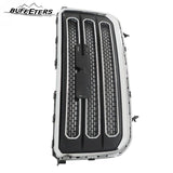 BUFEETERS Front High Chrome Shell Grille Assembly Fit For 2013 2014 2015 2016 GMC Acadia SLT,Chrome&Dark Gray