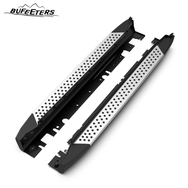 BUFEETERS Side Step Running Board Nerf Bar Fit for 2007 2008 2009 2010 2011 2012 2013 BMW X5,OE Style,Black&Silver