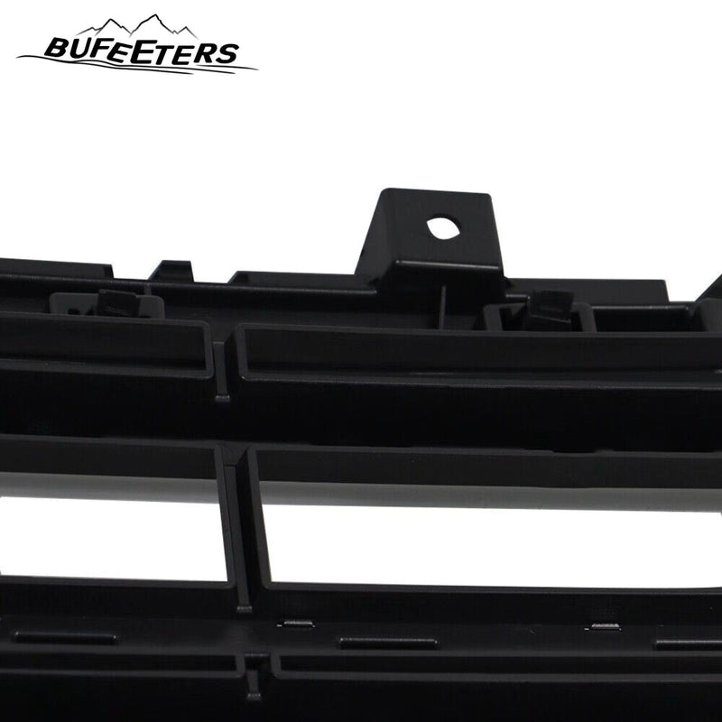 BUFEETERS Front Bumper Grille  Fit For 2016 2017 2018 2019 Gmc Sierra 1500,Horizontal Billet Style,Black &Bright Chrome Plating