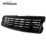 BUFEETERS Front Bumper Upper Grille Fit For 2013 2014 2015 2016 2017 Land Rover Range Rover Vogue L405,2023 Style,Gloss Black