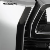 BUFEETERS Front Bumper Upper Grille Fit For 2021 2022 2023 GMC Yukon/Yukon XL SLT AT4,Mesh Style,Black&Chrome