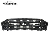 BUFEETERS Front Bumper Upper Grille Fit For 2021 2022 Ford F150 XLT,Horizontal Billet Style,Chrome&Black