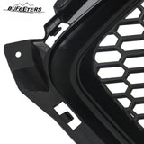 BUFEETERS     Front Bumper Hood Grille Fit For 2017 2018 Hyundai Elantra Sedan,Honeycomb Style,Matte Black