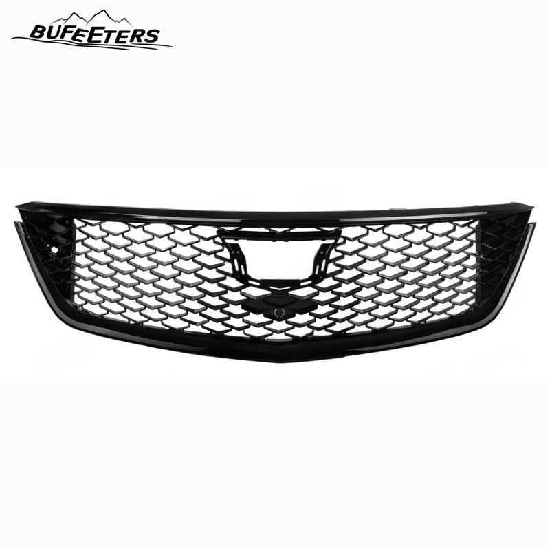 BUFEETERS Front Bumper Cover Grille Molding Trim Lip Fog Light Bezel Facelift Set Fit For 2020 2021 2022 2023 2024 Cadillac CT5,Blackwing Style,Black