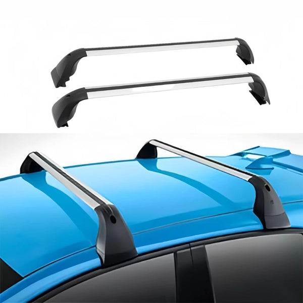BUFEETERS  Roof Rack Cross Bars Crossbars Fit For Toyota Corolla Hatchback 2019 2020 2021 2022 2023,Silver+Black,165 lbs