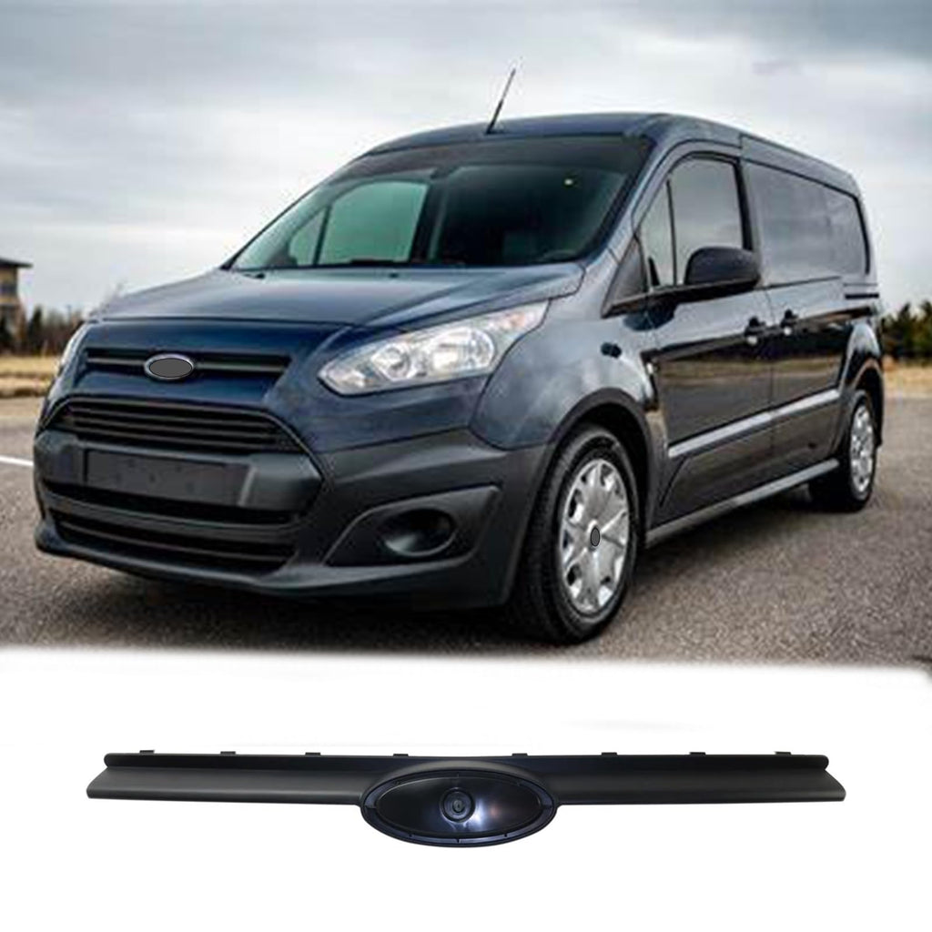 BUFEETERS Front Bumper Upper Grille Fit For 2014 2015 2016 2017 2018 Ford Transit Connect,Factory Style,Gray