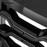 BUFEETERS  Front Bumper Upper Grille Fit For 2018 2019 2020 2021 2022 Land Rover Range Rover Vogue L405,Mesh Style,Gloss Black