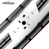 BUFEETERS Front Bumper Upper Grille Fit For 2019 2020 2021 Chevy Silverado 1500,Factory Style,WA636R Silver lce Metallic&Matte Black