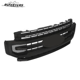 BUFEETERS Front Bumper Upper Grille Fit For 2020 2021 2022 F-250 F-350 Super Duty,Platinum Style,Matte Black
