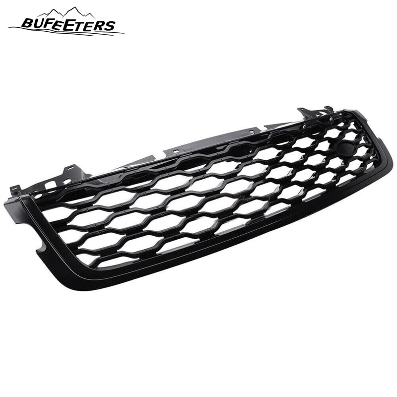 BUFEETERS  Front Bumper Upper Grille  Fit For 2018 2019 2020 2021 2022 2023 Range Rover Velar,Honeycomb Style,Gloss Black