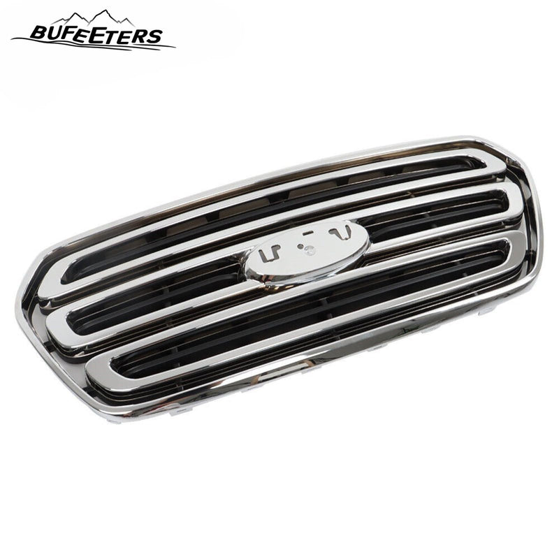 BUFEETERS Front Bumper Grille Fit For 2015 2016 2017 2018 2019 Ford Transit 150 250 350,Horizontal Billet Style,Chrome&Black