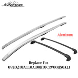 BUFEETERS 4Pcs Roof Rack Cross Bars + Side Rails Luggage Carrier Fit For 2012 2013 2014 2015 2016 Honda CRV CR-V,Factory Style,Black&Silver