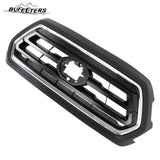 BUFEETERS Front Bumper Upper Grille Fit For 2018 2019 2020 2021 2022 Toyota Tacoma,Chrome&Black