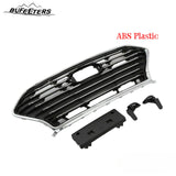 BUFEETERS    Front Bumper Upper Grille Fit For 2018 2019 Hyundai Sonata,Factory Style,Chrome&Black