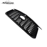 BUFEETERS  Front Bumper Upper Grille Fit For 2022 2023 INFINITI QX60,Mesh Style,Gloss Black