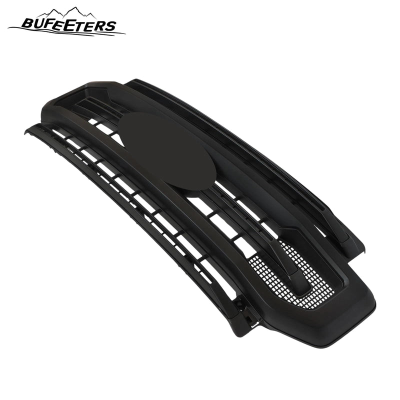 BUFEETERS Front Bumper Upper Grille Fit For 2020 2021 2022 F-250 F-350 Super Duty,Platinum Style,Matte Black
