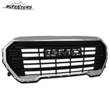 BUFEETERS  Front Bumper Upper Grille Fit For 2022 2023 GMC Terrain,Denali Style,Chrome&Black