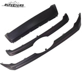 BUFEETERS 3PCS Front Upper & Center & Lower Grille Fit For 2011 2012 2013 2014 Ford Edge,Factory Style,Matte Black