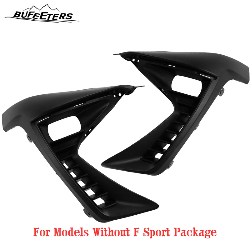 BUFEETERS  Front Bumper Grille Driver LH Passenger Side Fit For 2018 2019 2020 2021 Lexus NX300 NX300h,Textured Black