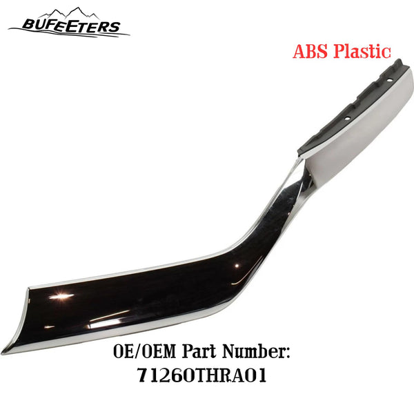 BUFEETERS Front Upper Grille Chrome Trim Grill Driver Left Side Hand Fit For 2018 2019 2020 Honda Odyssey