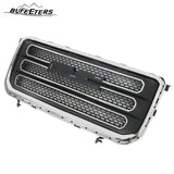 BUFEETERS Front High Chrome Shell Grille Assembly Fit For 2013 2014 2015 2016 GMC Acadia SLT,Chrome&Dark Gray